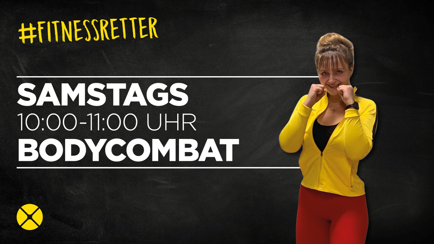 BODYCOMBAT LIVE um 10 Uhr!
