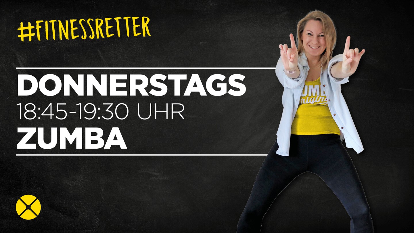 ZUMBA LIVE um 18:45 Uhr!