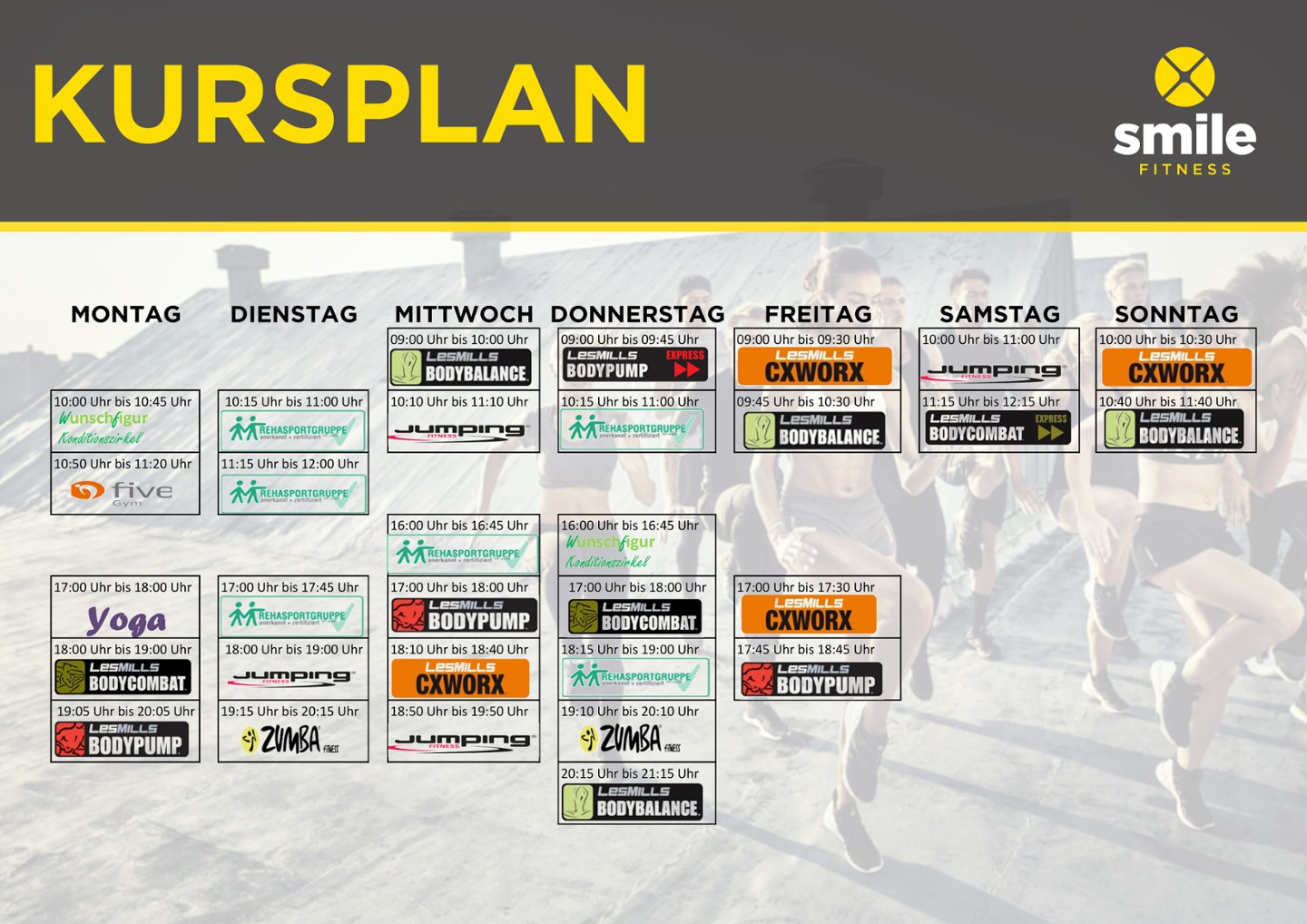 Neues Jahr - Neuer Kursplan