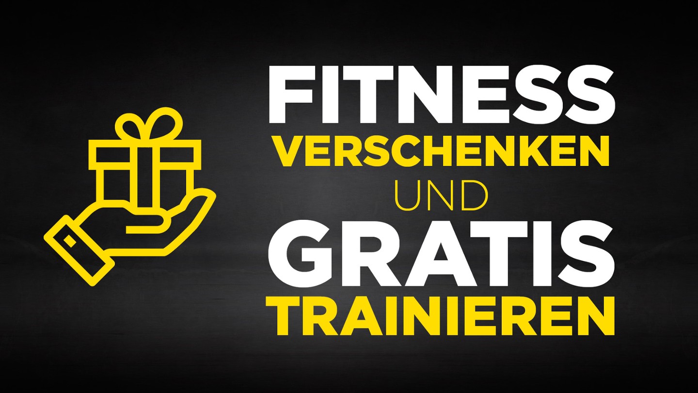 Fitness verschenken und gratis trainieren!