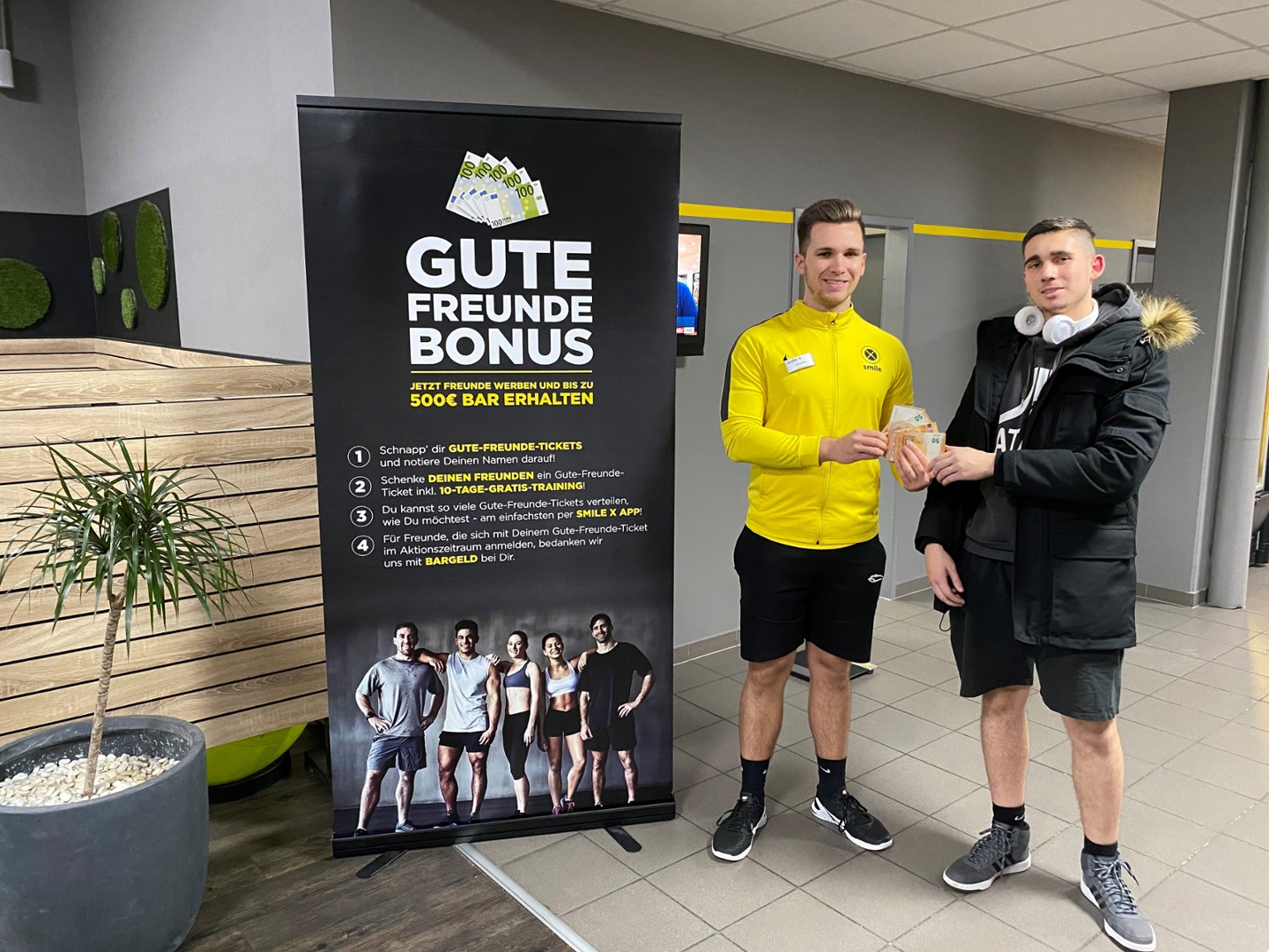 Gute Freunde Bonus Fur Lukas Dein Fitnessstudio In Homburg