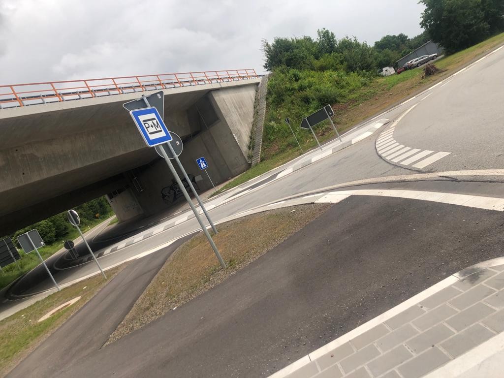 Straßensperrung Etzelweg