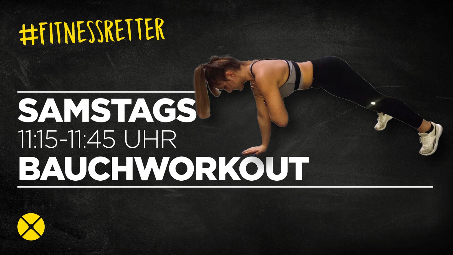 BAUCHWORKOUT LIVE um 11:15 Uhr!