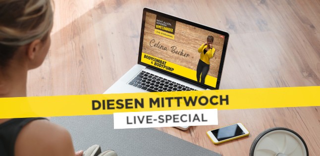 Jetzt BODYPUMP mit CELINA LIVE.