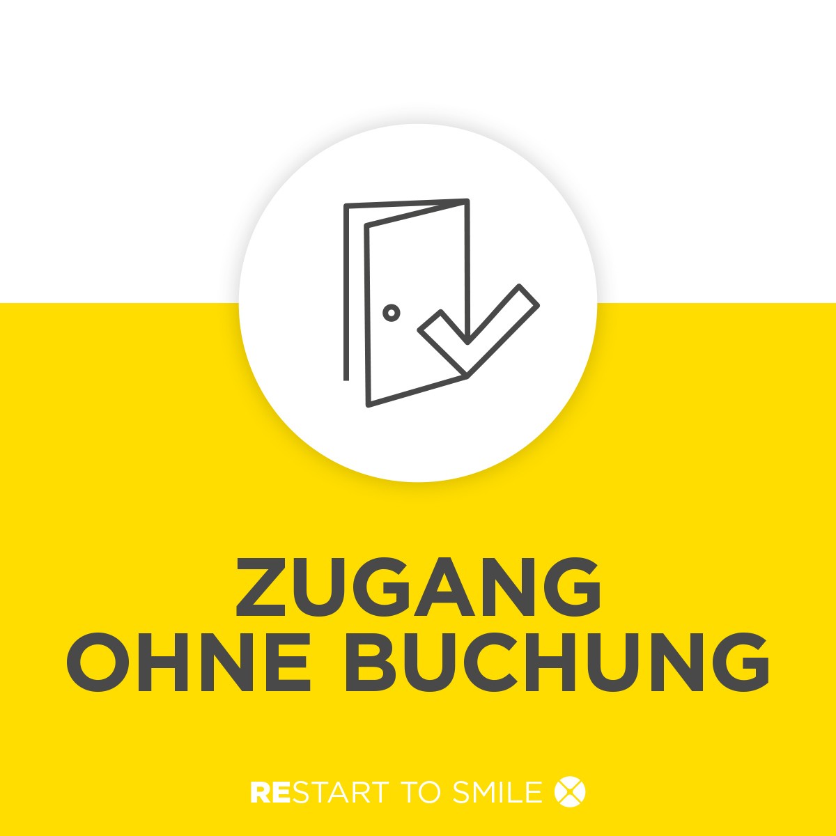 ZUGANG OHNE BUCHUNG.